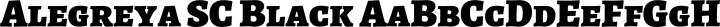 Alegreya SC Black free font