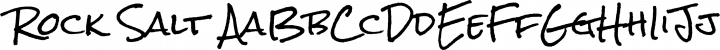 Rock Salt Regular free font