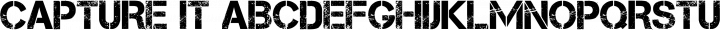 Capture it Regular free font